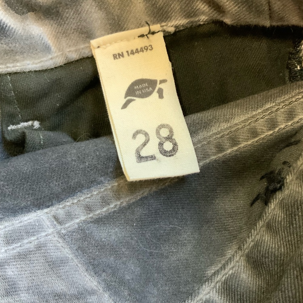 Tortoise Waxed Coated Washed Black Jeans sz 28 - Picture 5 of 7